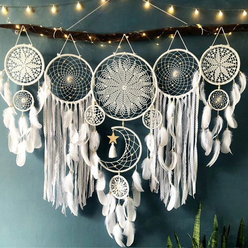 Boho Dream Catchers Set - Nursery Wall Decor