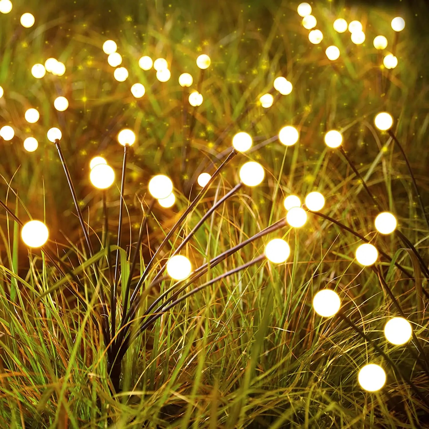 LED Solar Garden Firefly Lights