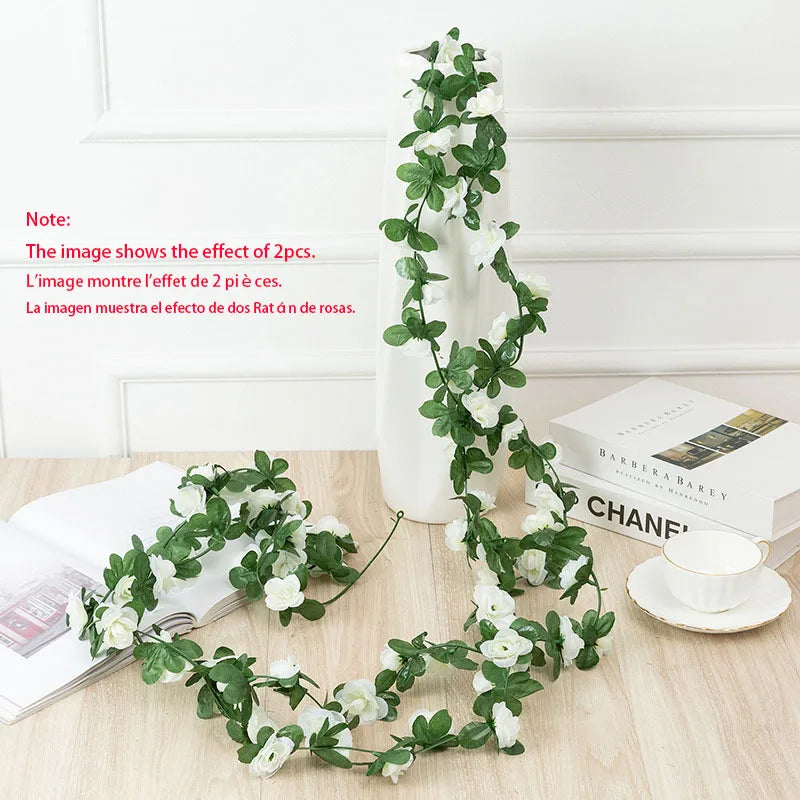 Artificial Rose Vine for Wedding Home Decor