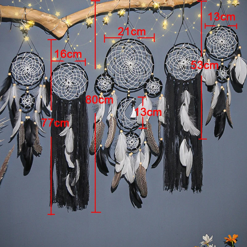 Boho Dream Catchers Set - Nursery Wall Decor