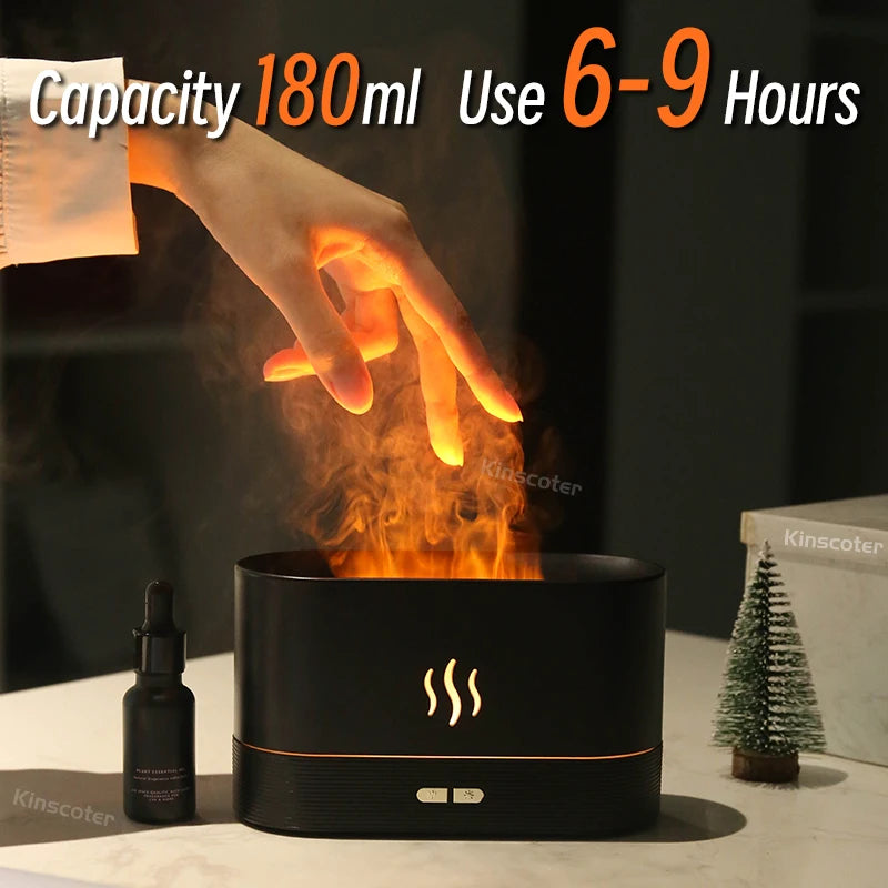 Fire Flame Aroma Diffuser & Humidifier