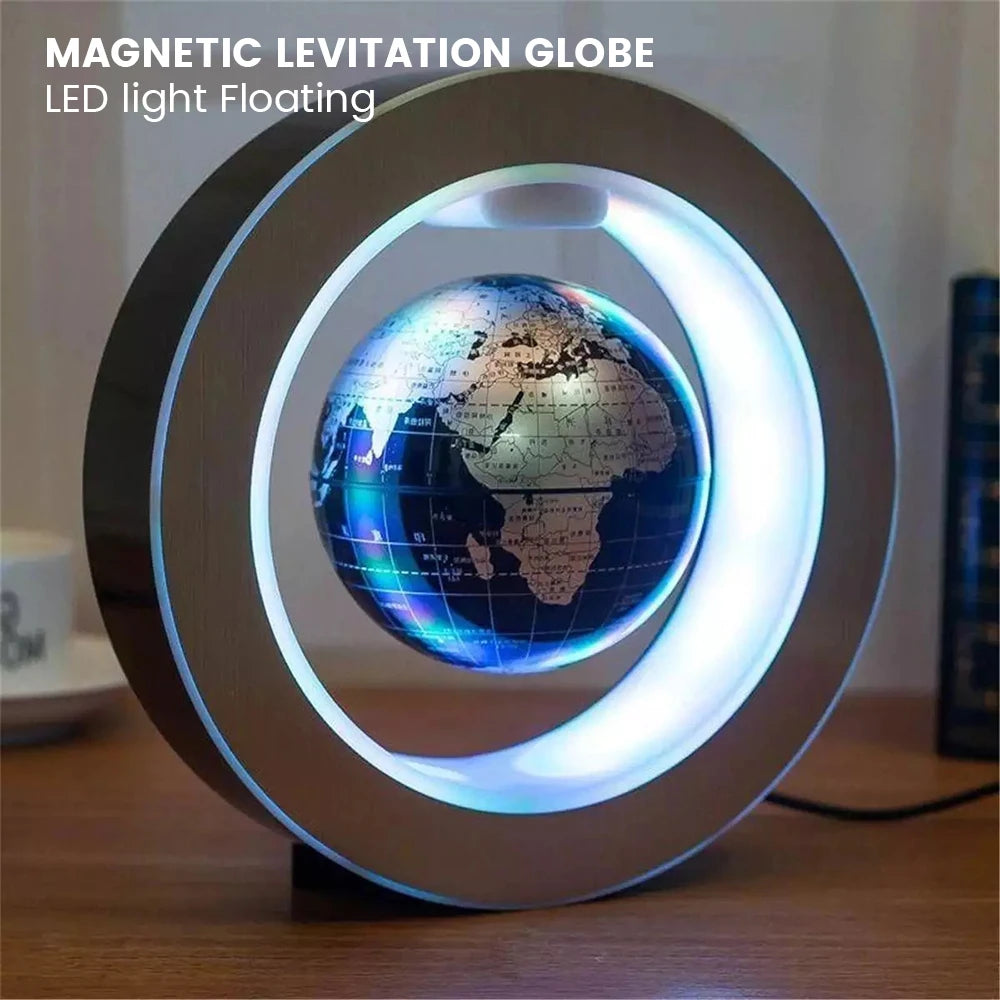 Magnetic Levitation World Map Globe Lamp