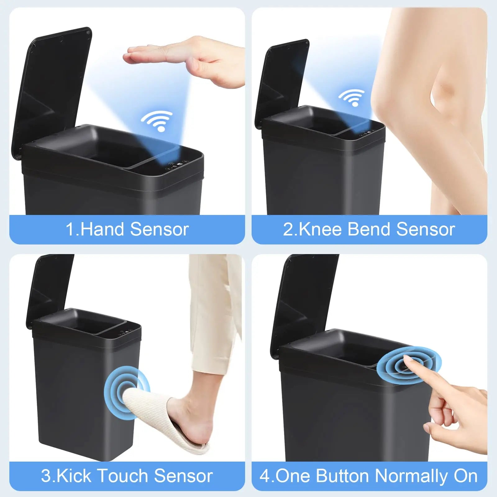 12L Touchless Motion Sensor Trash Can