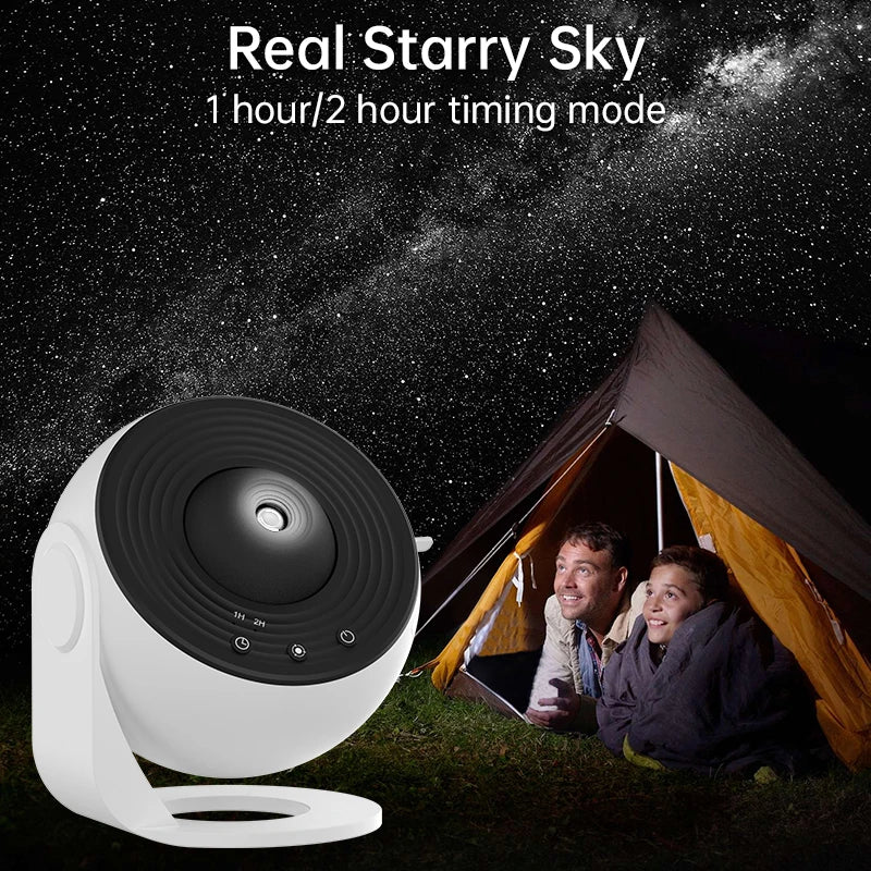 360° Rotating Galaxy Projector Night Light