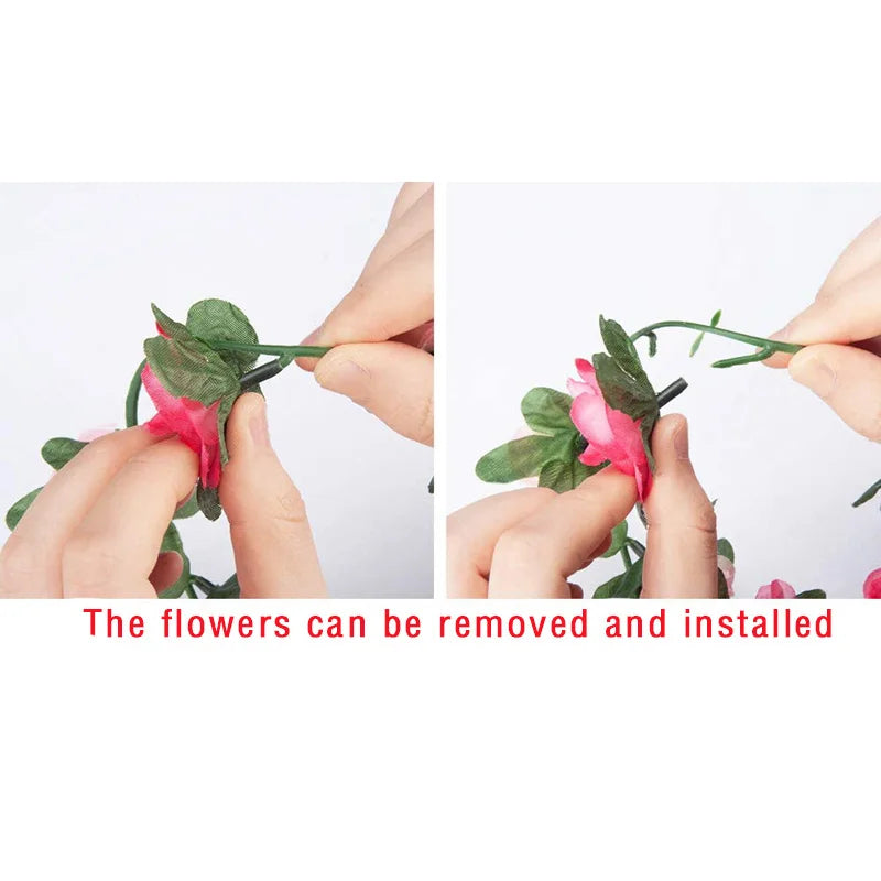 Artificial Rose Vine for Wedding Home Decor