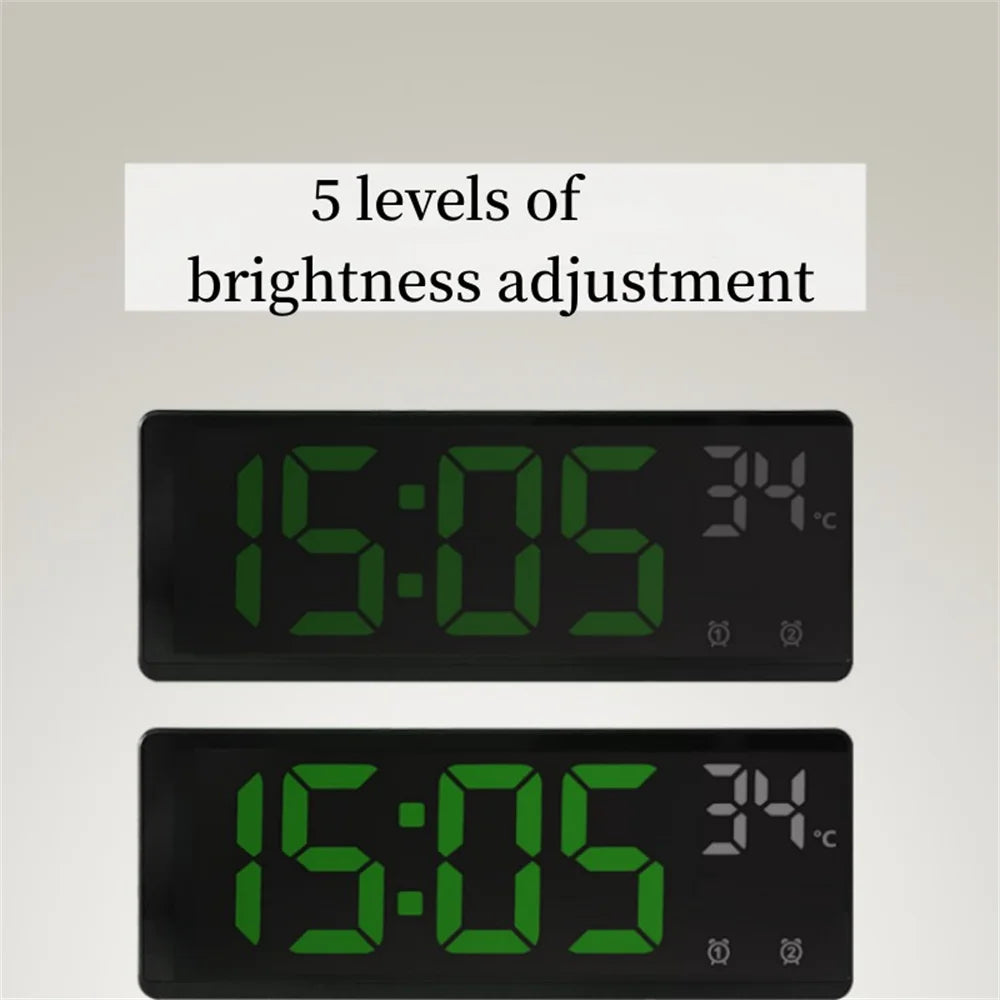 Voice Control LED Alarm Clock