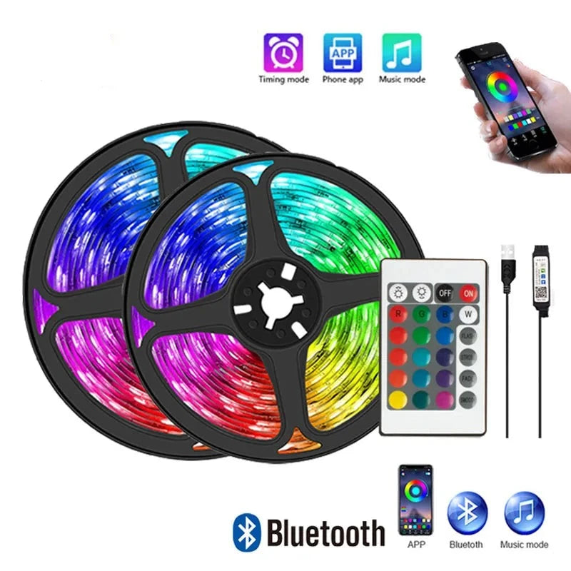 RGB LED Strip Lights App & Remote Control