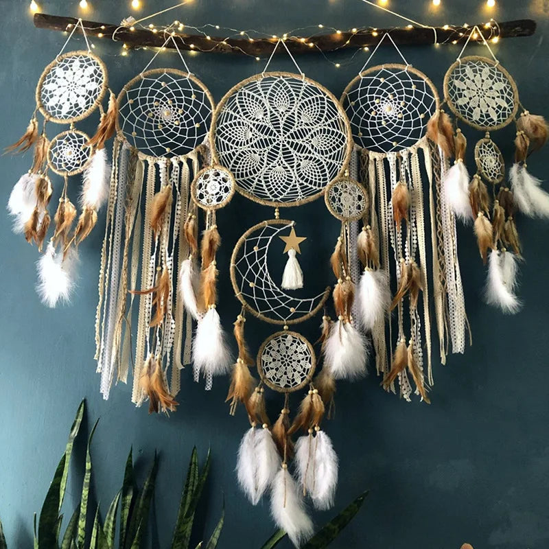 Boho Dream Catchers Set - Nursery Wall Decor