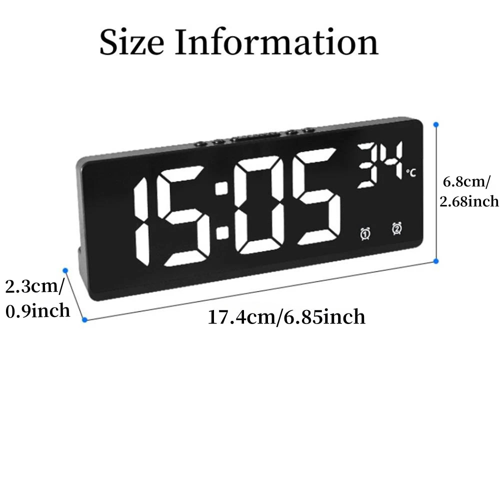 Voice Control LED Alarm Clock