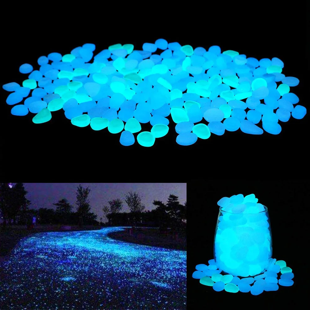 Garden Pebbles Glowing Stones Rocks For Yard