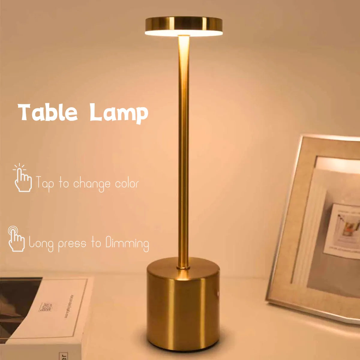 Rechargeable Touch LED Table Lamp