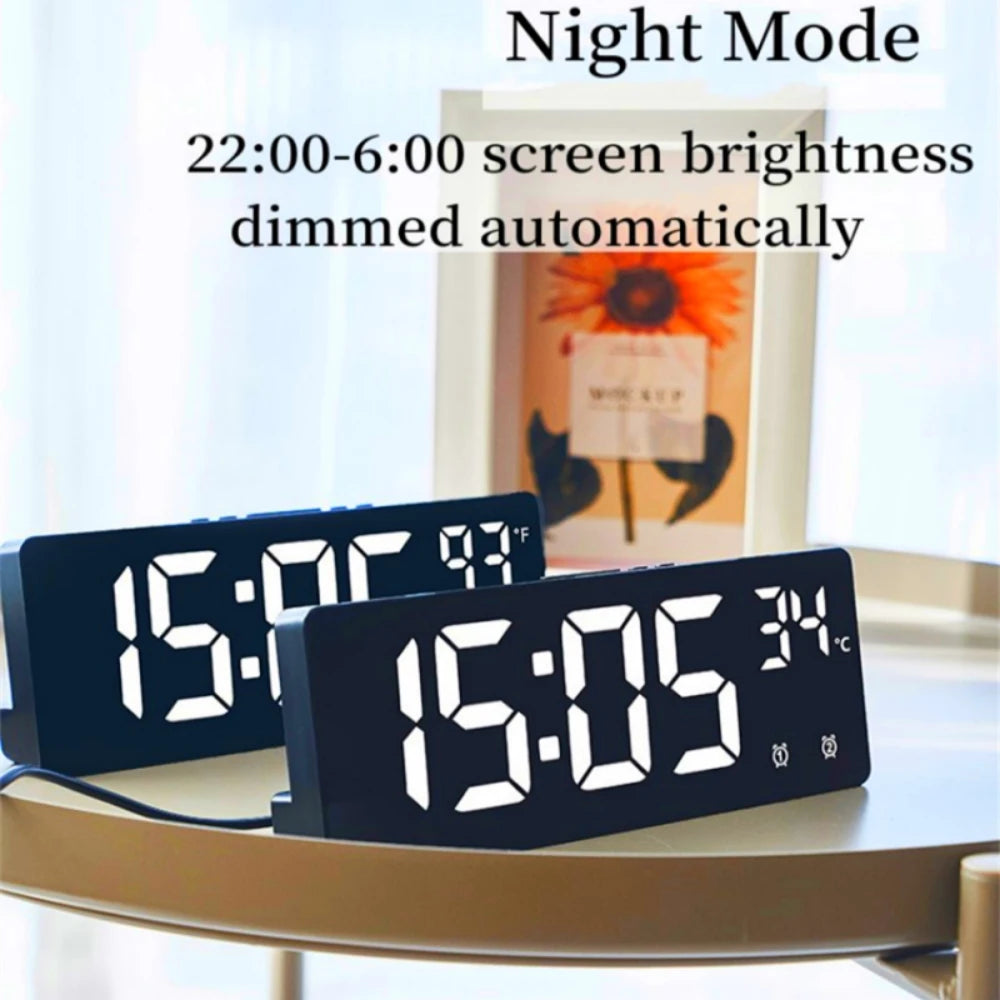 Voice Control LED Alarm Clock