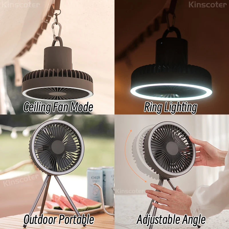 Portable Rechargeable Camping Fan